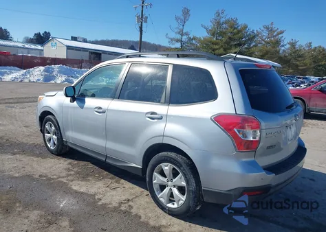 2014 Subaru Forester 2.5I Premium z USA, uszkodzony, nr VIN JF2SJAEC0EH402819